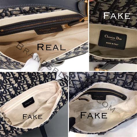 dior saddle fake vs real|dior bag real or fake.